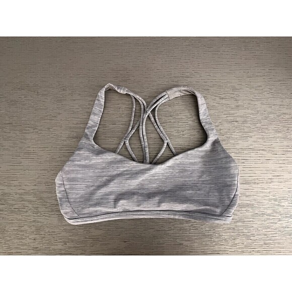 Lululemon Other - Lululemon Free To Be Zen Bra Space Dye Camo White Silver Spoon Sz 6